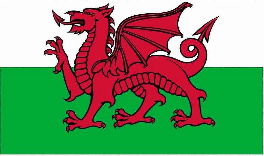 Welsh Dragon National Flag - Multi-Colour Style 297