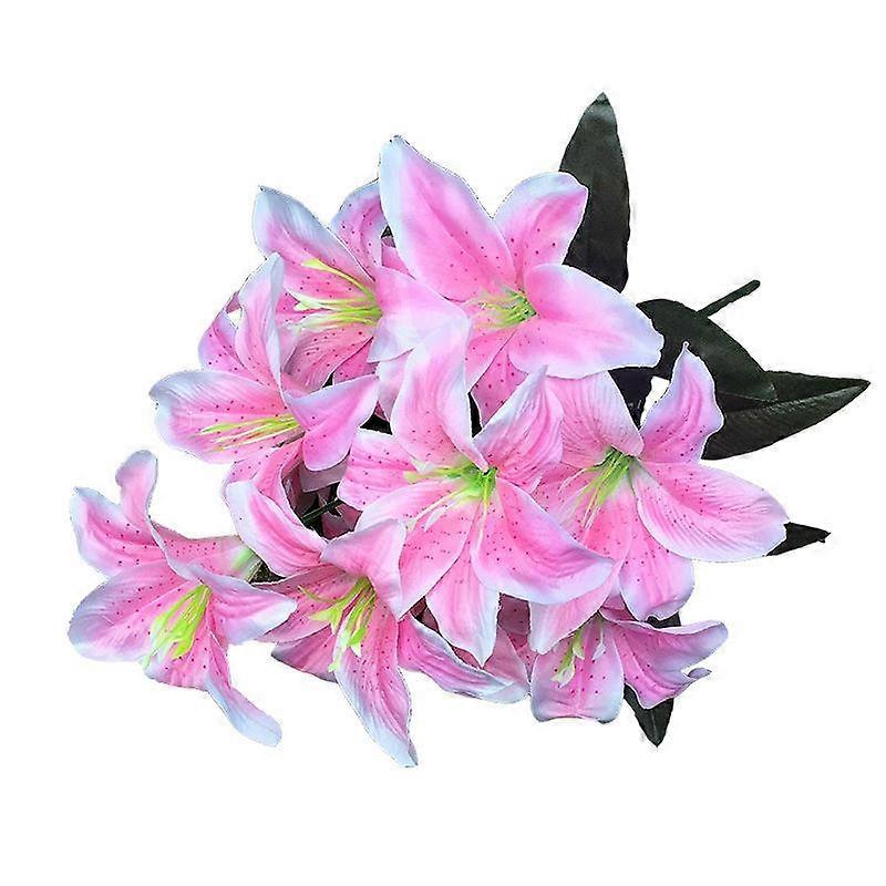 perfume lily fake flower simulation 10 lilies tiger orchid silk flower wedding project flower