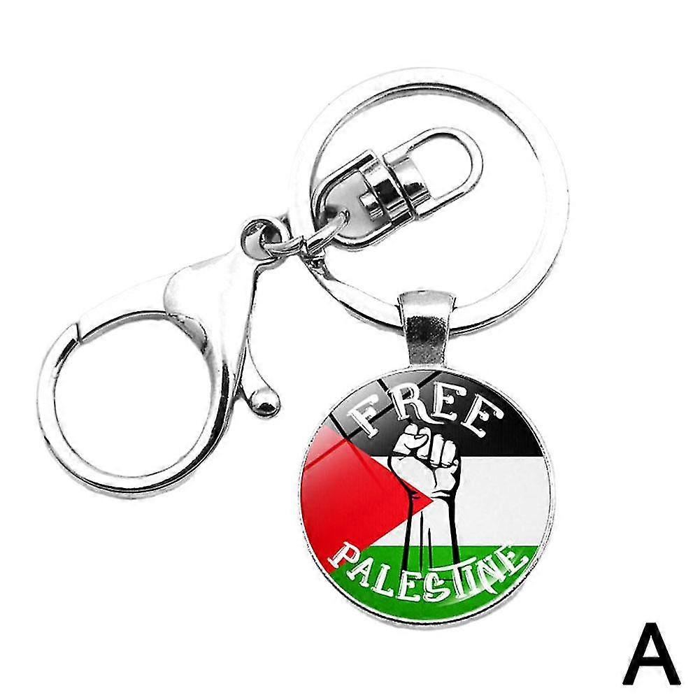 Palestine Flag Keychain, Free Palestine Palestine National Flag Key Chain