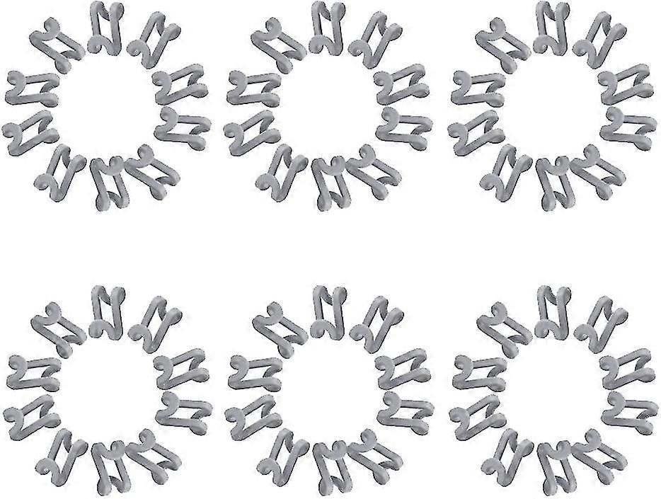 60 pcs Hanger Hooks/Connector Hooks for Clothes Hangers/Cascade Hanger Hooks