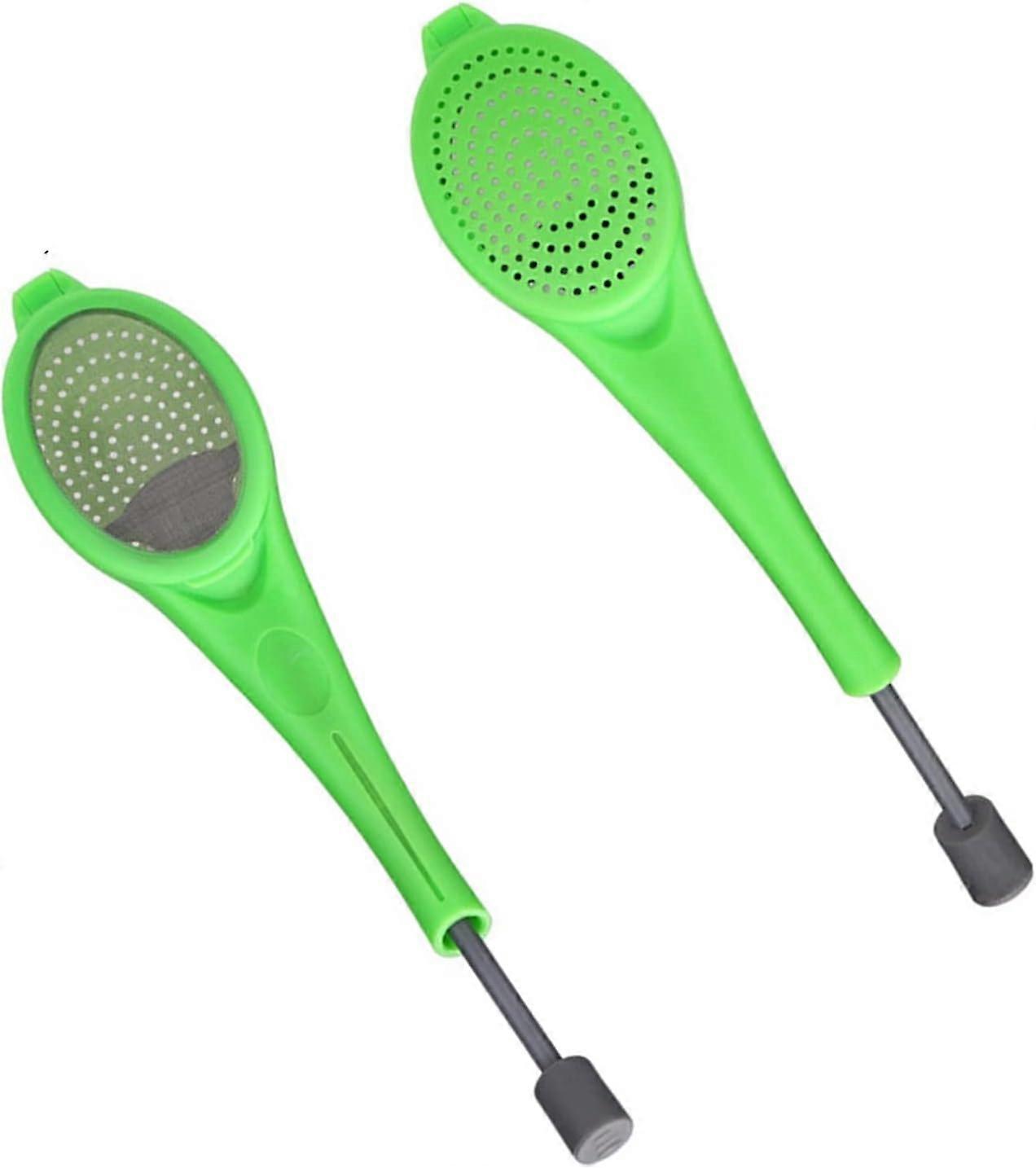 2 Pcs Tea Leaf Strainer Fine Mesh Tea Infusers High Temperature Resistance Diffuser Spoon for Loose Leaf Tea or Herbal Tea