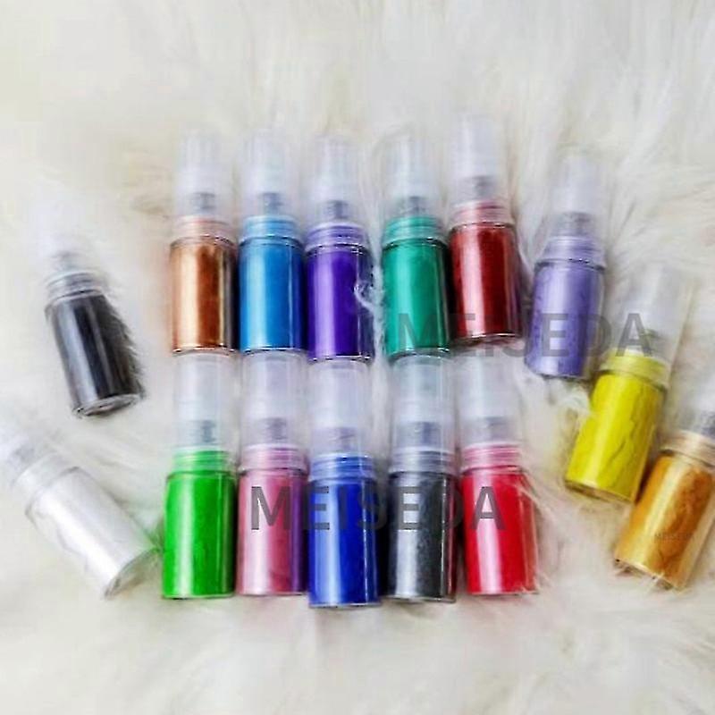 5g カラフルな食用スプレーケーキパウダーフラッシュグリッターベーキングカラーダストケーキフォンダンマカロンチョコレートデコレーションゴールデンパウダー