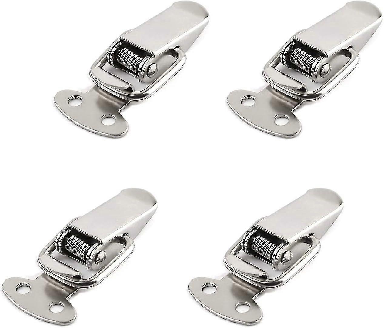 Stainless Steel Box Case Spring Draw Takle Latch Catch HASP, 4 Set