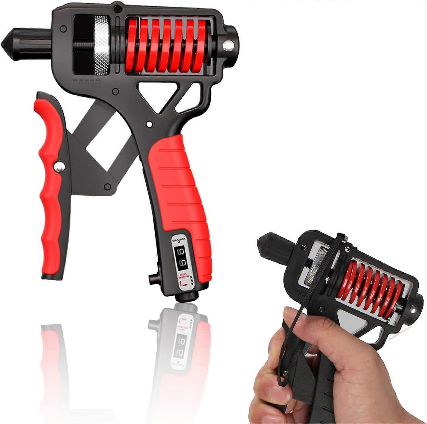 11-363 lbs Grip Trainer Hand Grip Strengthener with Counter, Adjustable Distance and Resistance Strengthener Forearm Exerciser and Hand Exercise Tool,