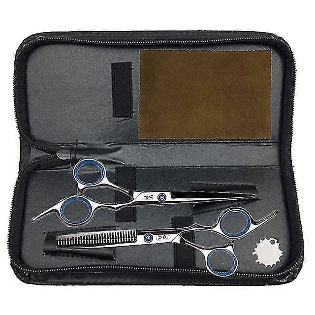 专业美发理发剪刀 6 英寸 440c 理发店理发师修剪稀疏工具高品质沙龙套装