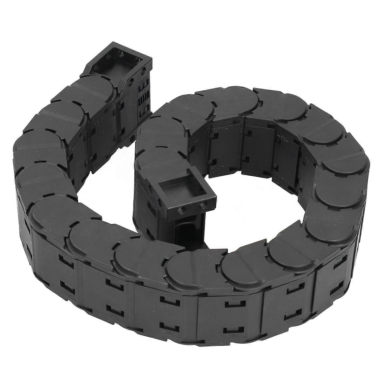 Drag Chain Wire Carrier Totally Enclosed Low Noise Towing Chain Detachable Assembly 0.7meterD20x50