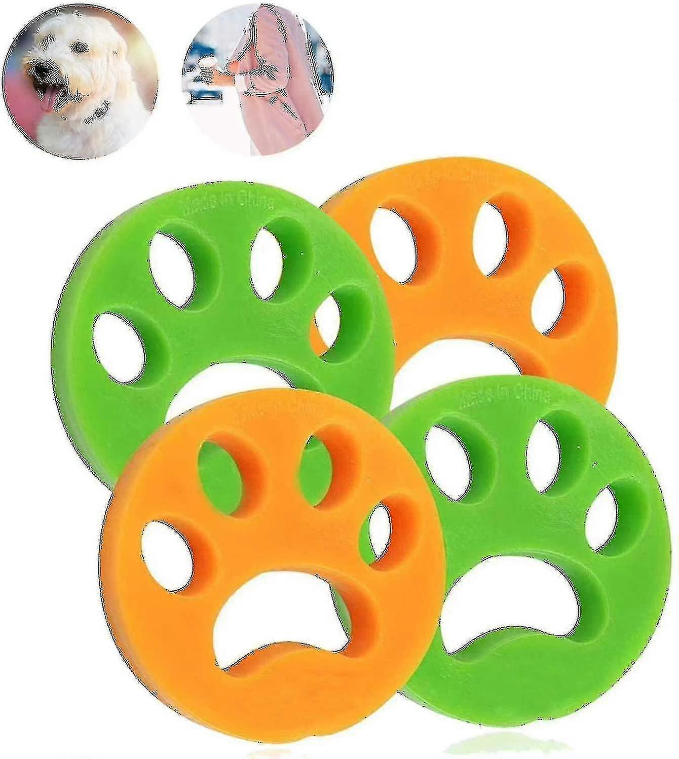 4 Pcs Machine à laver réutilisable Hair Catcher Viscous Hair Cleaning