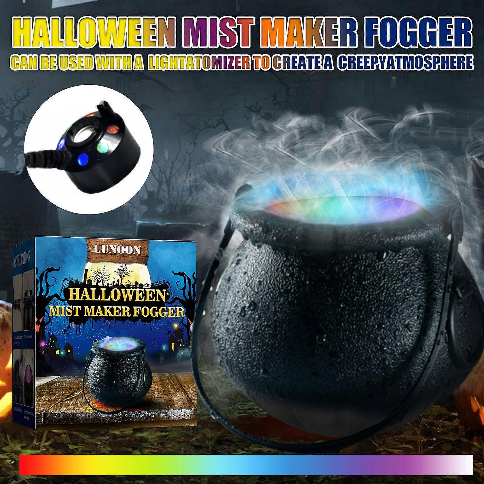 Halloween Smoke Machine With Light Colorful Lights Smart Control new