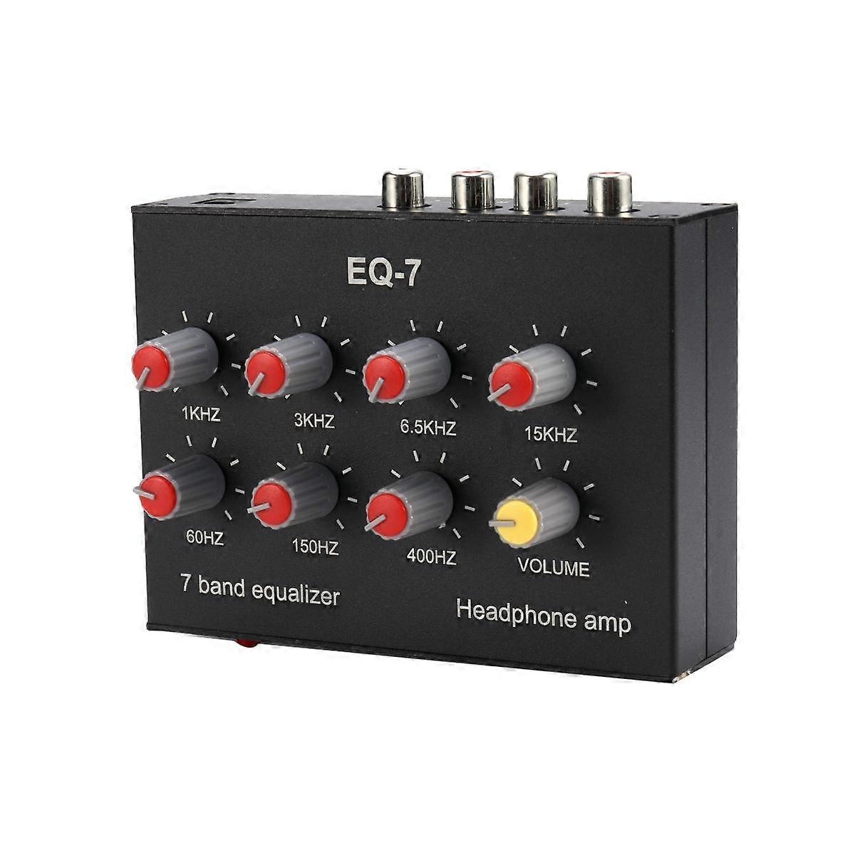 EQ-7 Car Audio Headset Verstärker 7-Band EQ Equalizer 2 Kanal Digital Sound Equalizer