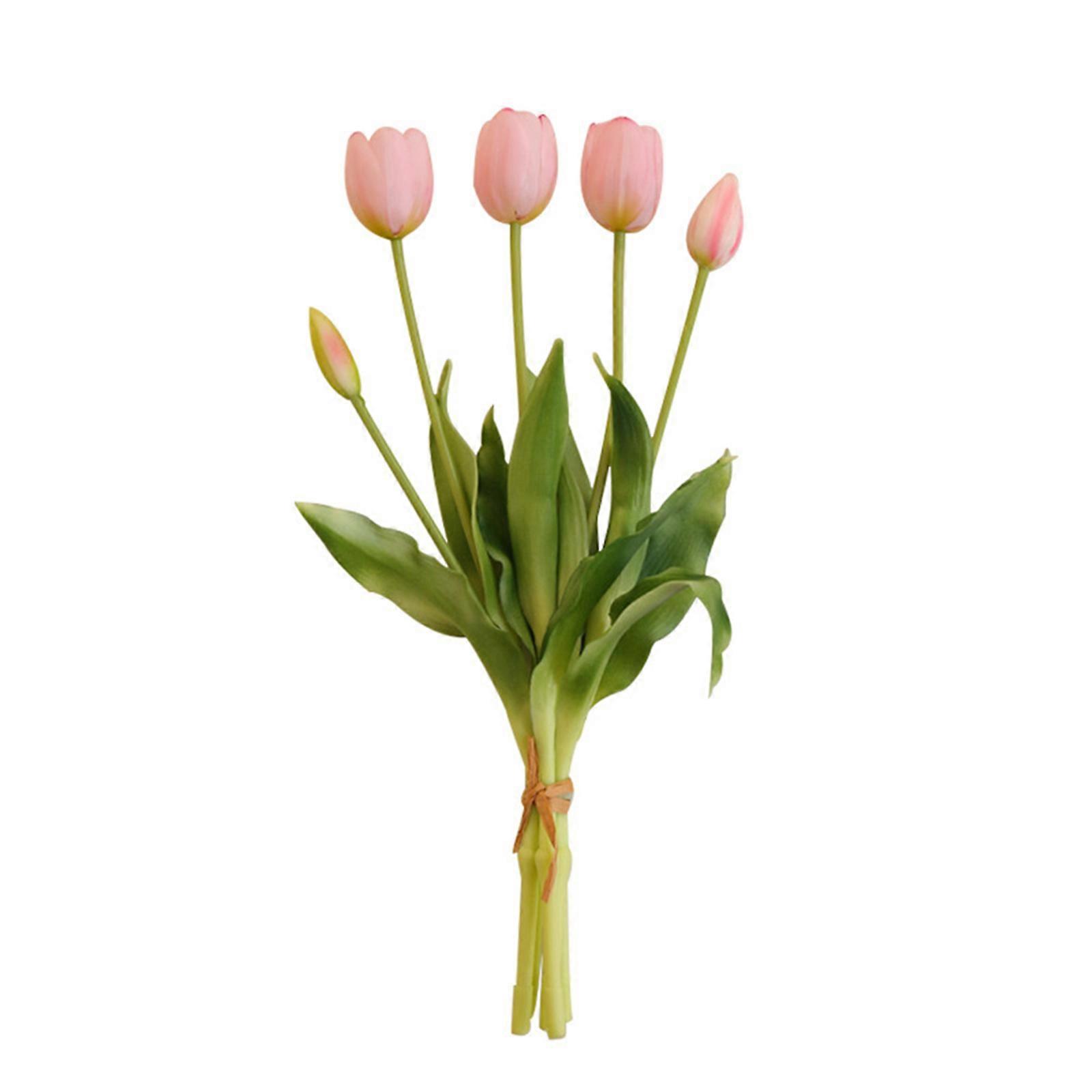 Elegant And Luxurious Real Touch Artificial Tulip Bouquet For Modern Home Decoration