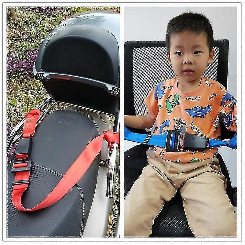 Free Stretcher Seat Belt Motorcycle Electric Vehicle Multi-functional Child Seat Belt