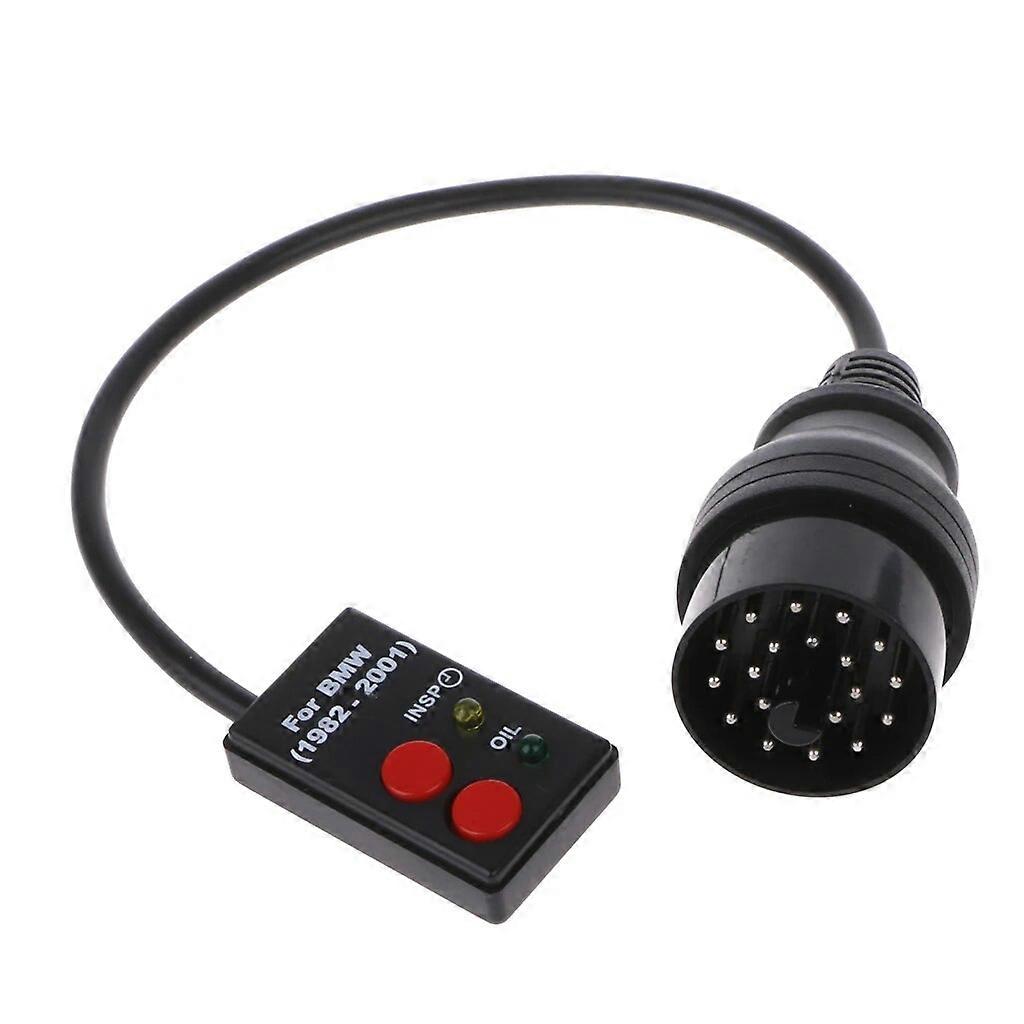 New 20 Pin Reset Tool 20 Pin Sockets Oil Service Reset Scan Diagnostic Tool For E30 E34 E36 E39 Z3 Durable Adapter Cable