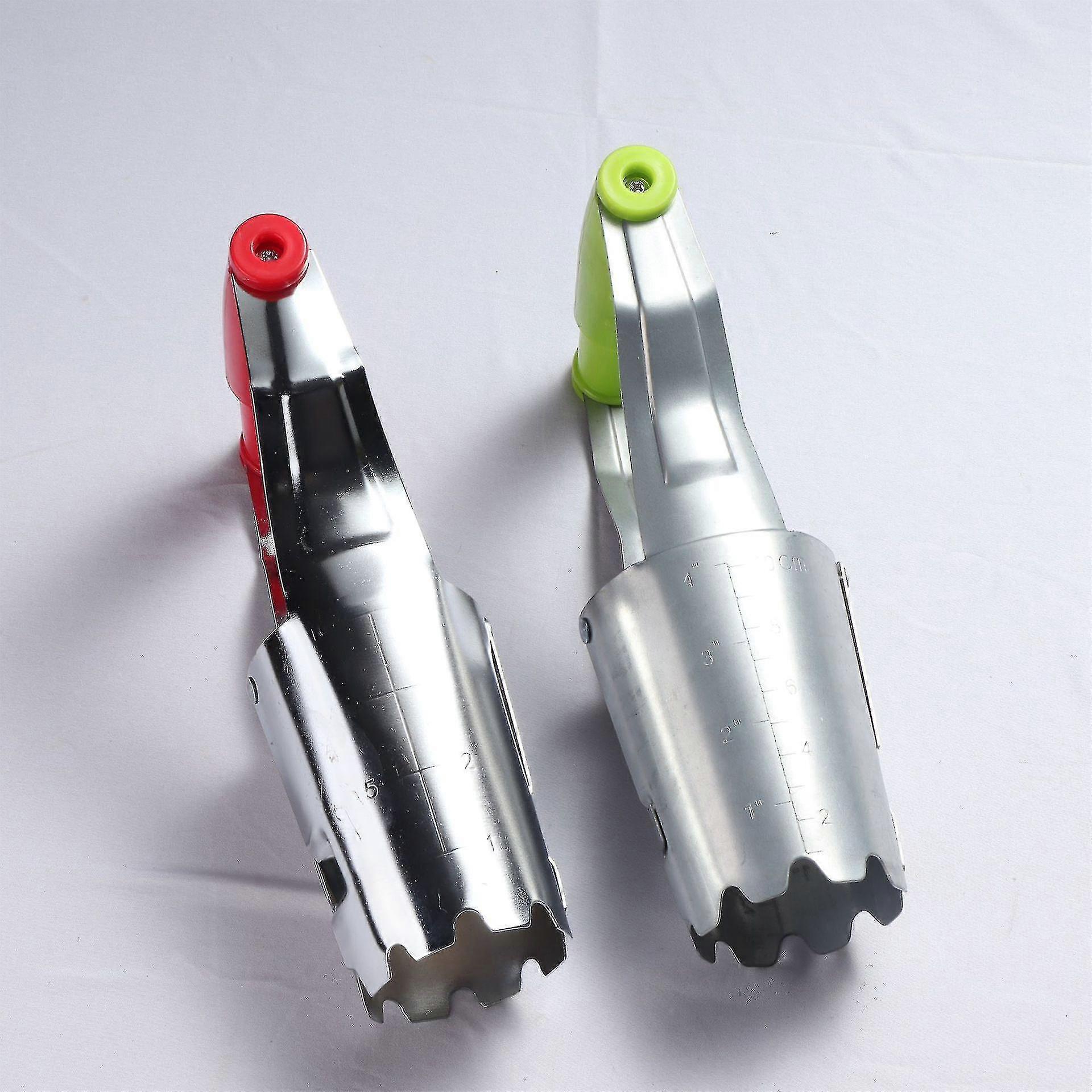 Automatic Bulb Planter, Articulated And Graduated, Plastic Handle, Steel