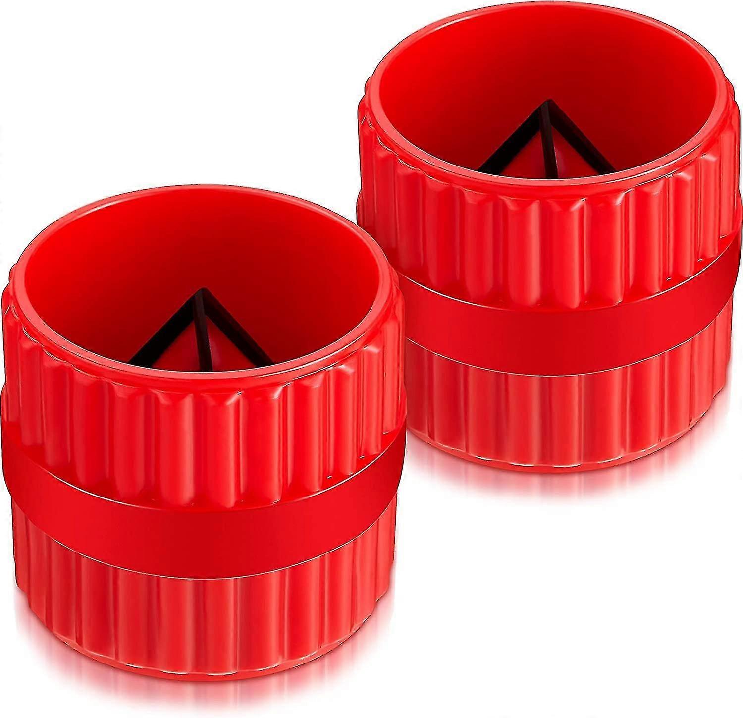 2 Pieces Inner-outer Reamer Pipe And Tube Deburring Reamer Tubing Chamfer Tool