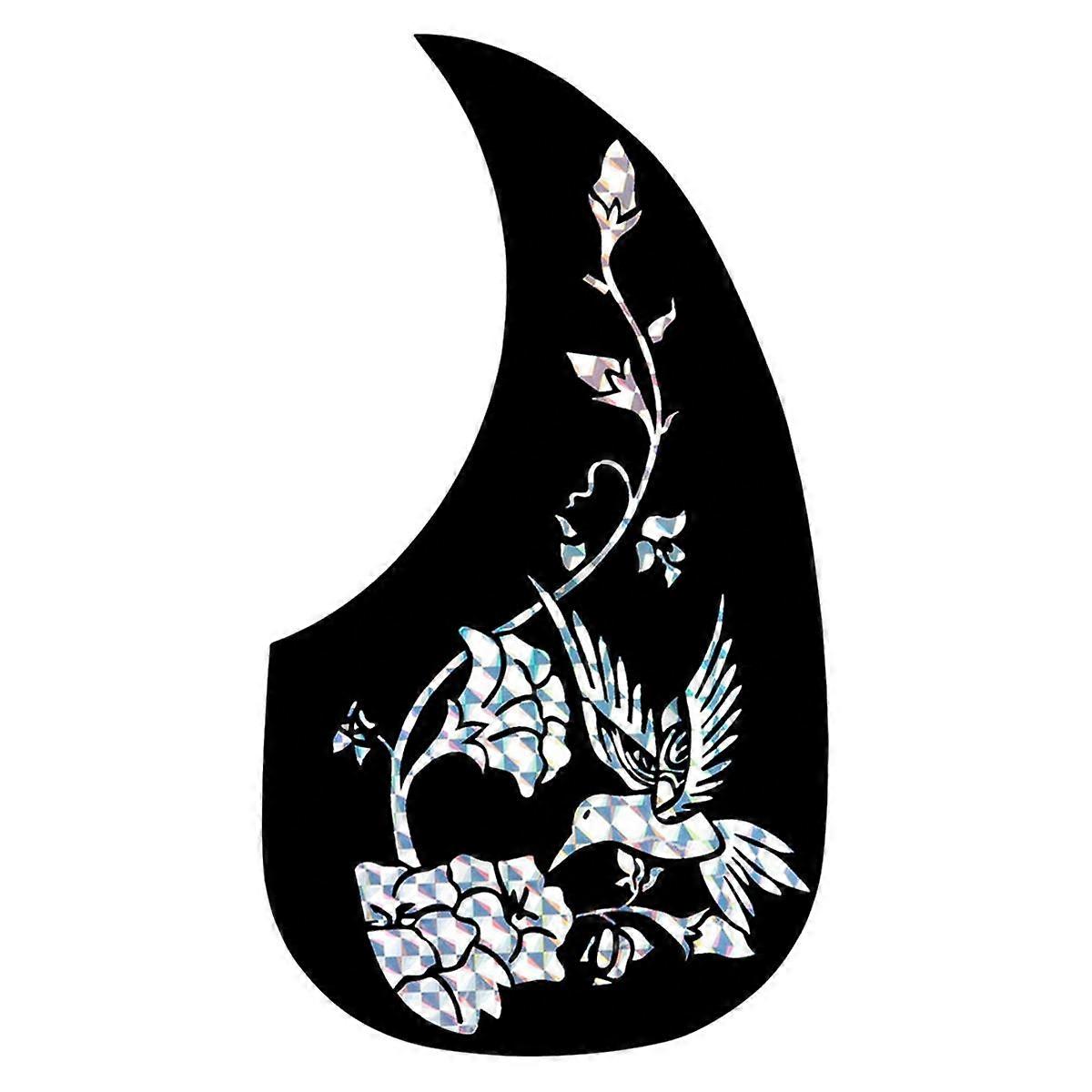 Guitar Anti-Skid Plate Teardrop-Shaped Folk Classical Guitar Pickguard Anti-Scratch Hummingbird