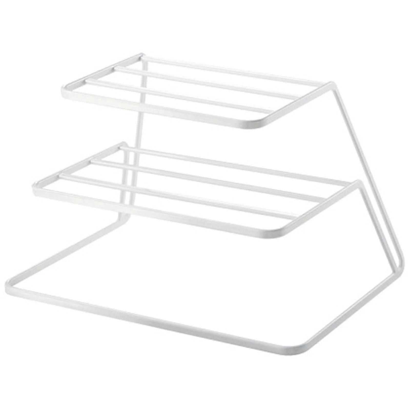 3-Tier Counter and Cabinet Corner Shelf Organizer for Home Kitchen Simple Shaped