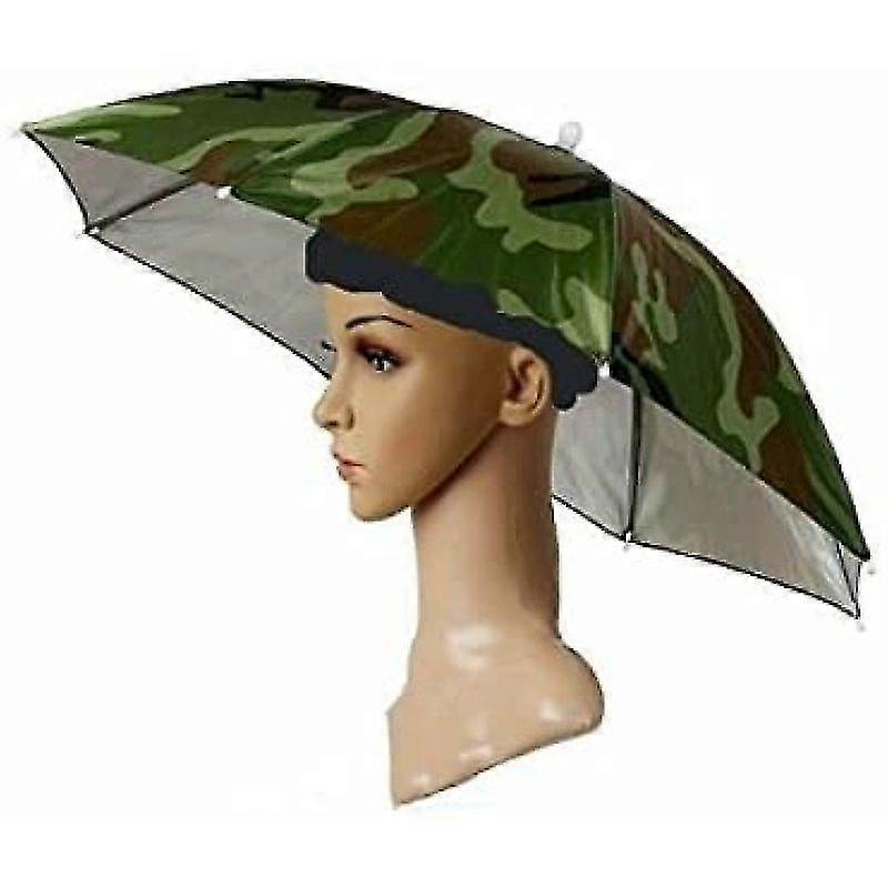 Foldable Umbrella Parasol Hat - Headwear For Adults