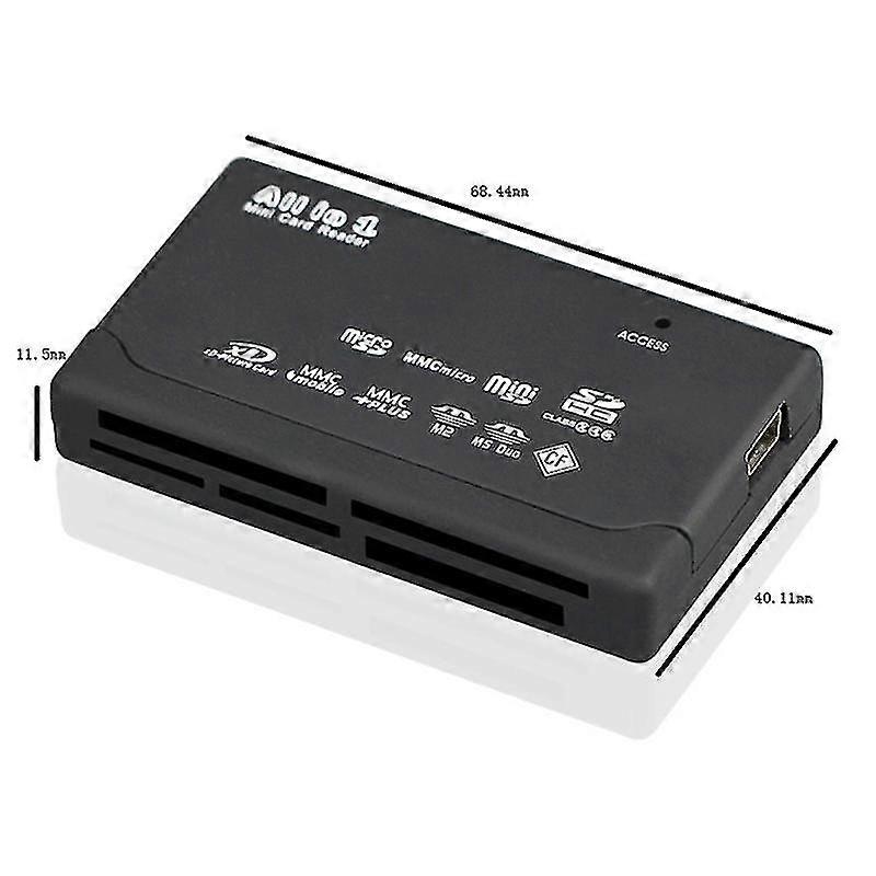 Card Reader Usb2.0 Memory Card Reader Fast Data Transmission All In One Card Reader Support Tf Cf S