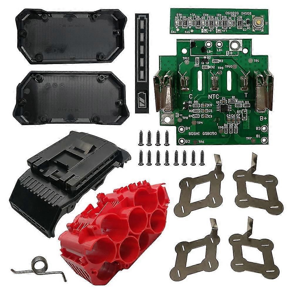 Bat618 Battery Plastic Case Can Be Filled With 10 X 21700 Li-ion Battery Pcb Circuit Board For 18v