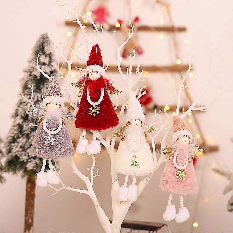 Christmas Plush Doll Ornaments Xmas Tree