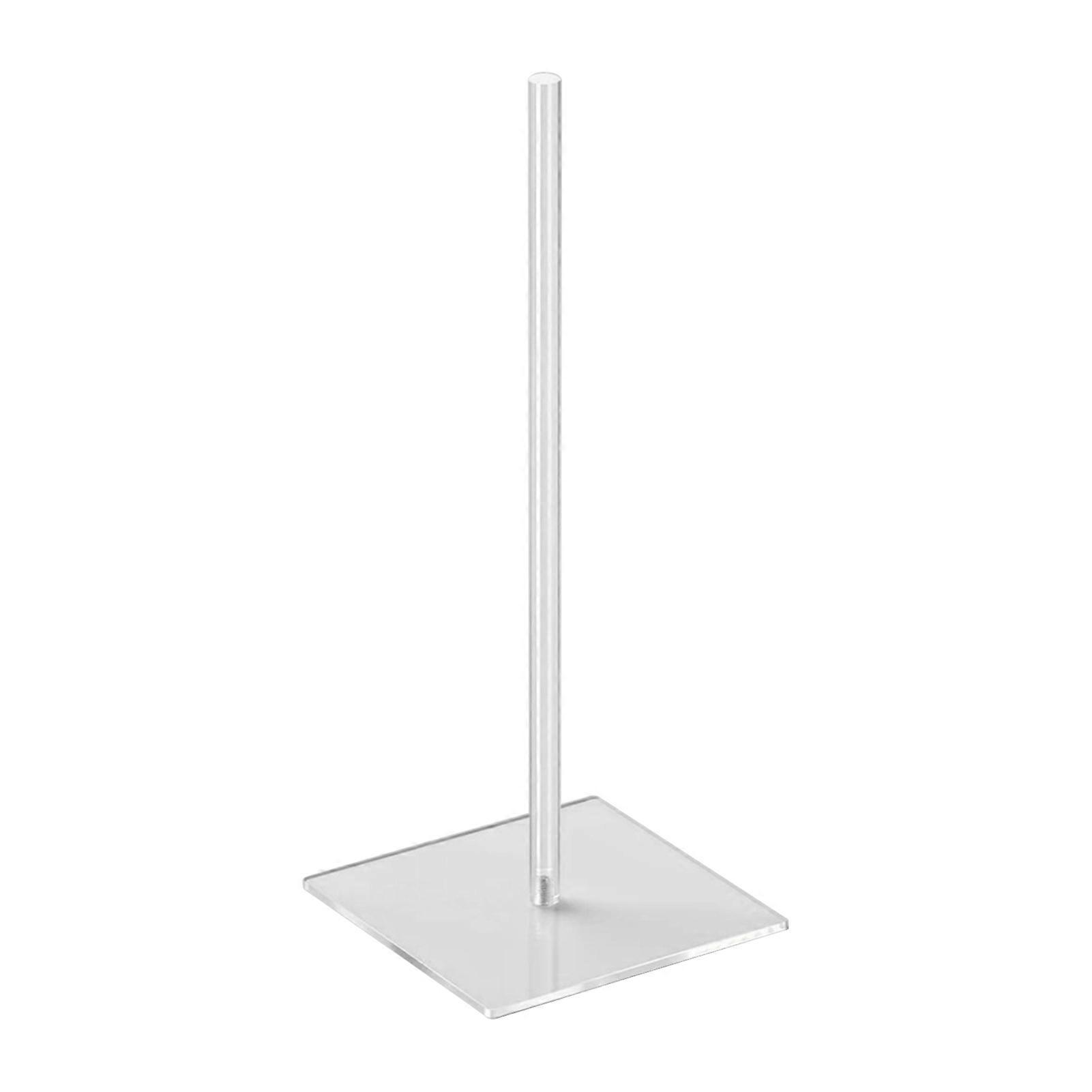 1/4Pcs Acrylic Donut Stand Doughnut Holder with Anti-Slip Feet Quick Assembly Easy to Clean Clear Donut Display Stand Tower