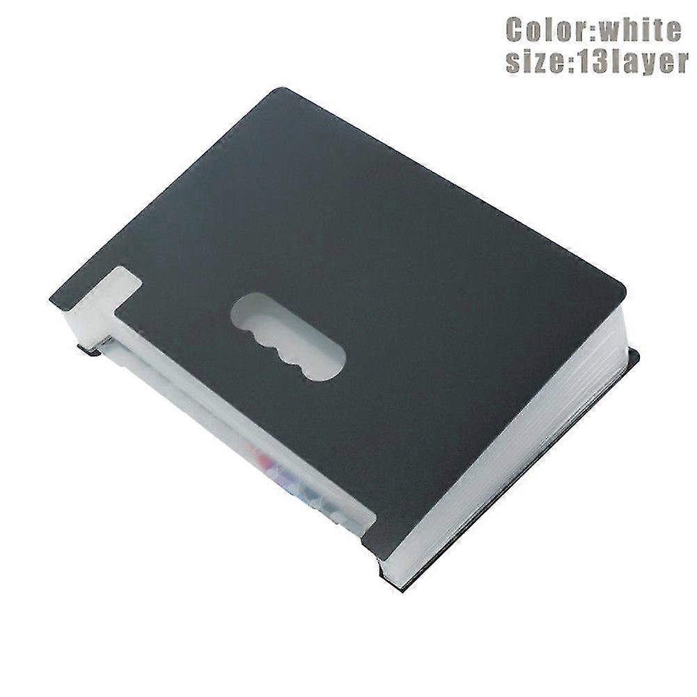 13/24 Pockets Expanding File Folder Works Accordion Office A4 Document Organizer