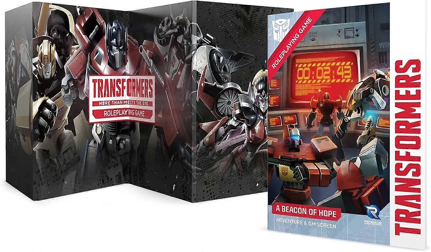Transformers RPG A Beacon of Hope Adventure & GM Screen