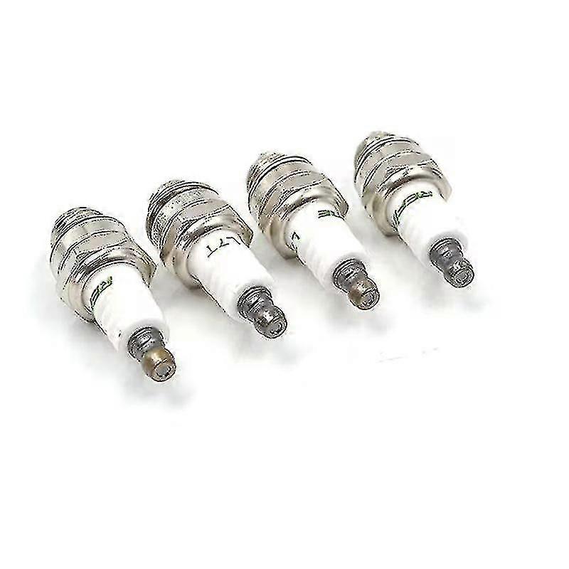 Chainsaw Lawn Mower Spark Plug Small Engine Accessory Lawn Mower Replacement Parts(4pcs, Silver)-sy