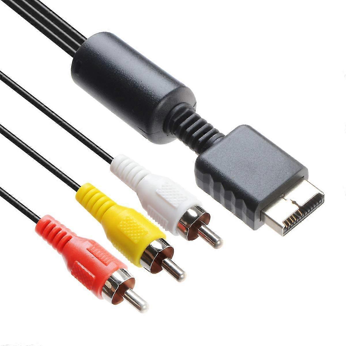 Audio Video Rca Cable - Game Console Component Accessories Connection Av Cable For Ps1 Ps2 Ps3 Playstation,6ft
