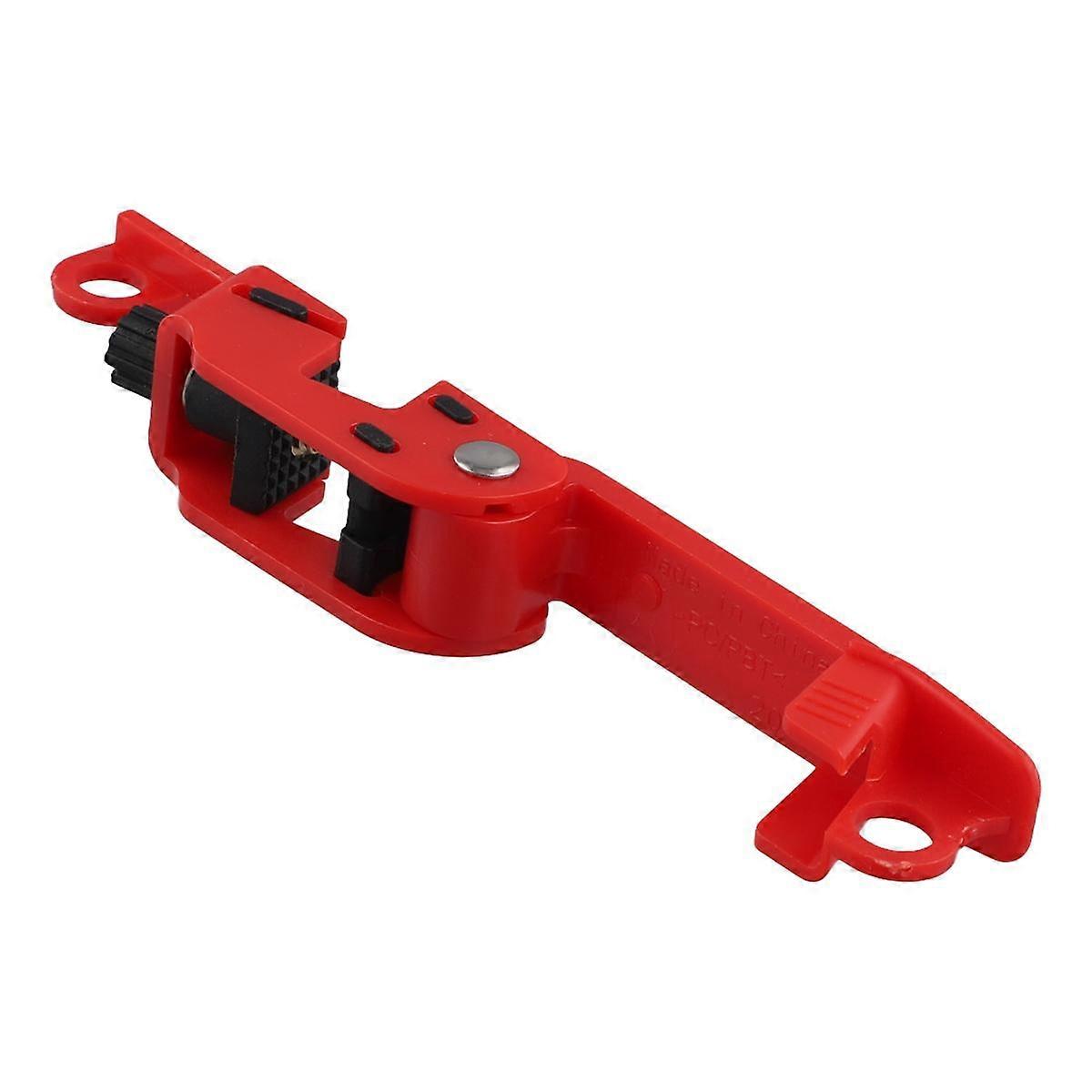Red Electrical Box Circuit Breaker Lockout, Tagout Breaker Box Lock for Standard Single and Double