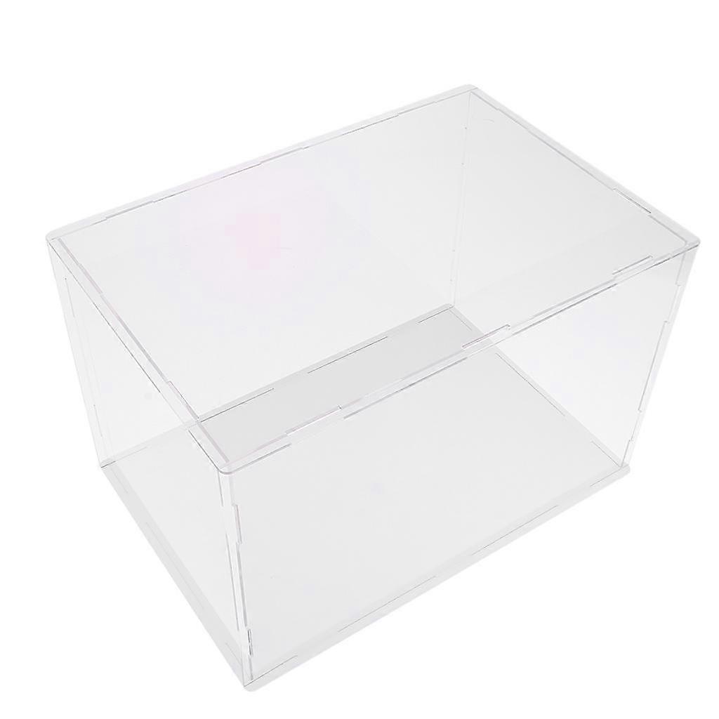 Collection Display Clear Acrylic Box Showcase Protection Case 40x25x25cm
