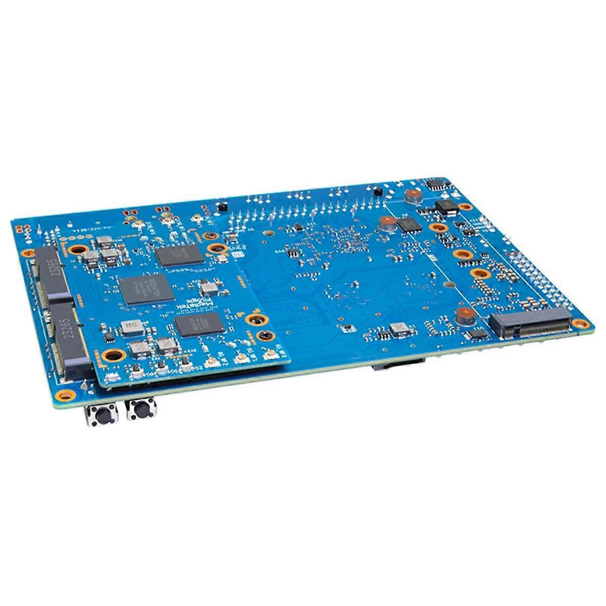 For Banana Pi -R4-NIC-BE14 WiFi7 Module MT7995AV 2XPCIe 3.0 2.4G/5G/6G Open Source Router Development Board