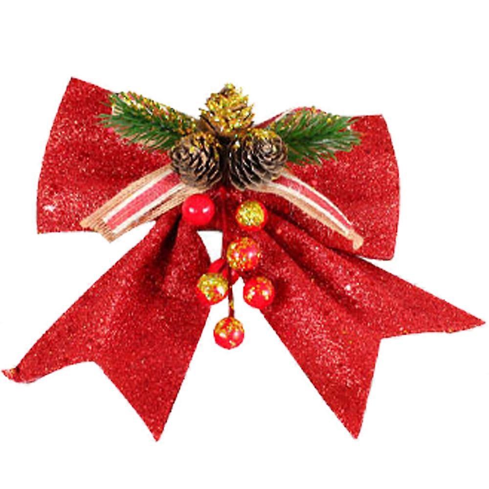 Noël noeuds décoratifs pour couronne guirlande arbre de Noël treetopper