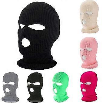 Men's 3-Hole Full Face Ski Mask – Winter Balaclava, Thermal & Windproof Outdoor Gear