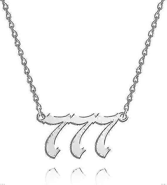 Angel Number náhrdelník Nerezová oceľ Numerologické šperky šperky