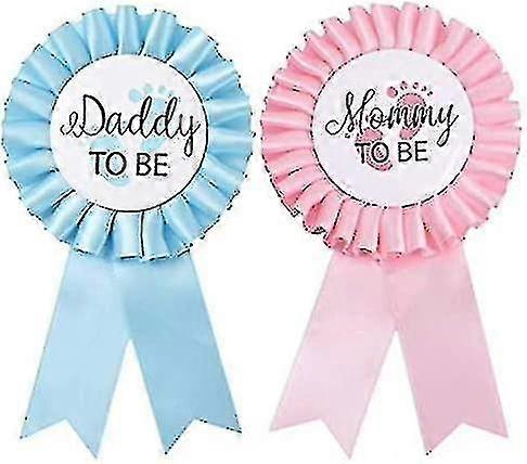 אבא ואמא יהיו סיכת תג פח מין תצוגה כפתור סיכת כפתור אבא חדש אמא מתנות מקלחת לתינוק