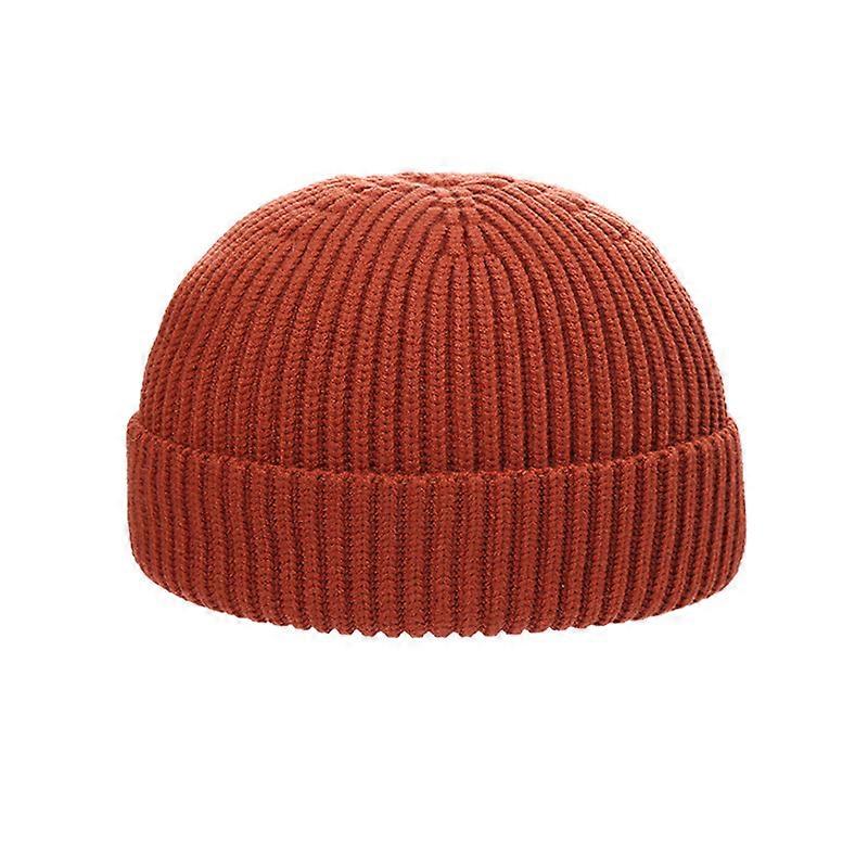 Women Knitted Hat Solid Color