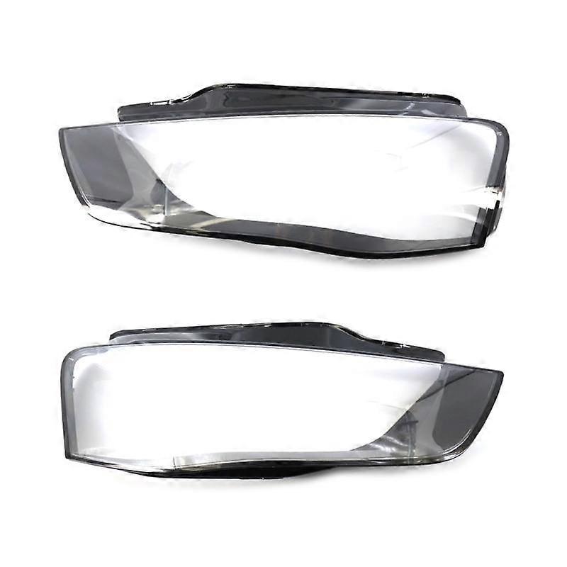 Cubierta transparente para faros delanteros de coche, carcasa para marco de lente, Compatible con A4 B8 Facelift 2012-2016 8K0941043 8K0941044