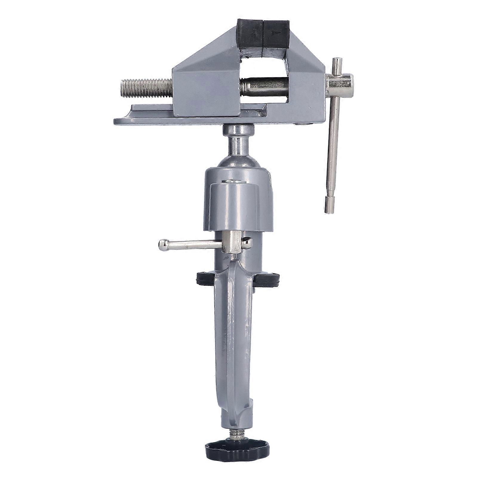 Universal Table Vise Aluminum Alloy 360 Rotatable Small Stable Bench Vise for Woodworking Garden