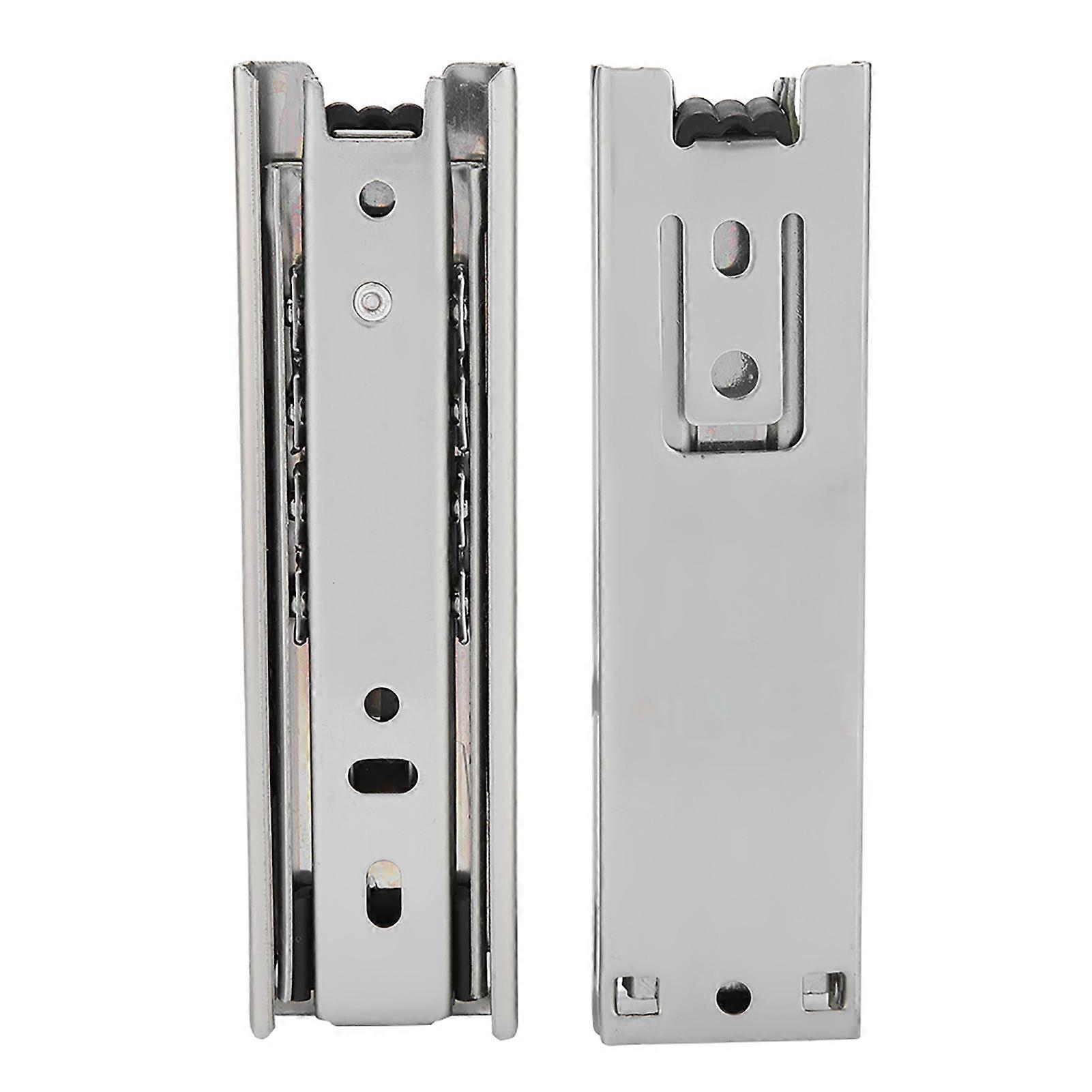 2pcs 5in Mini Short Drawer Slides Furniture Guide Rail Full Extension Kitchen Cupboard Hardware