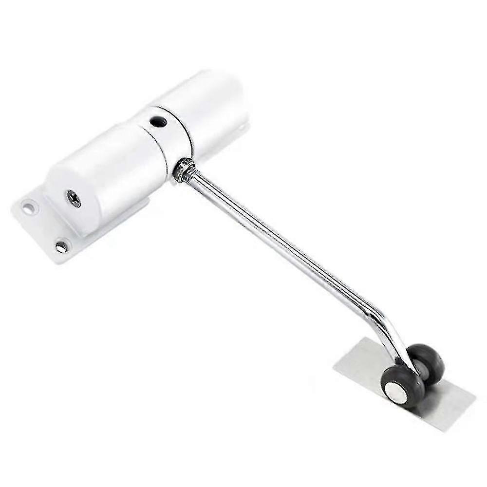 Simple Door Closer Household Automatic Hinge Mute Invisible Closer(White