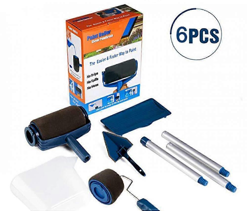 New Seamless Sponge Roller Brush Five-In-One Multifunctional Paint Brush Set