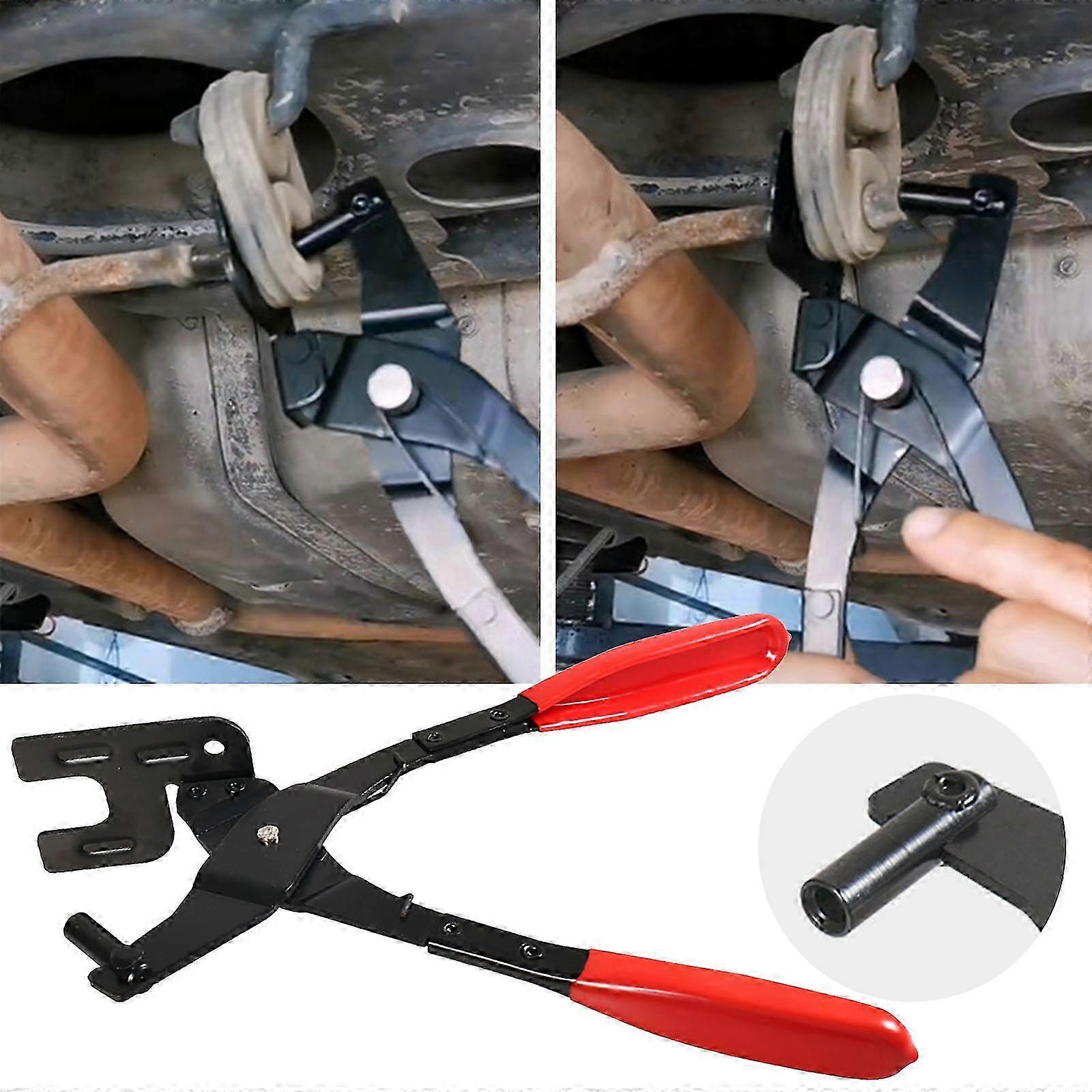 Auto uitlaatpijp rubberen pad verwijdering tang staart uitlaatpijp opheffen oorverwijdering tang uitlaatpijp rubber pad verwijderen tool