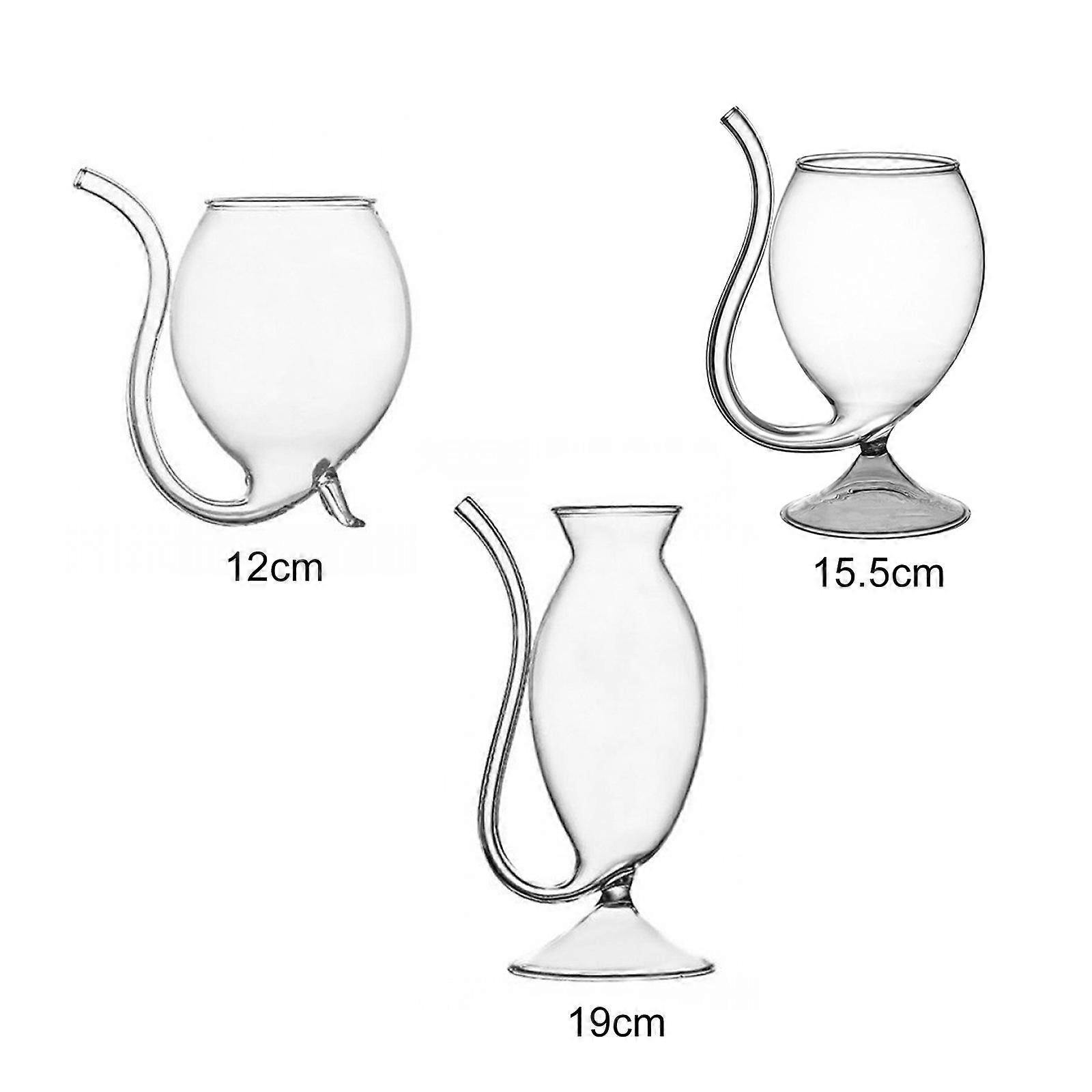 4pcs Wine Glass Transparent Wine Cup 300ml