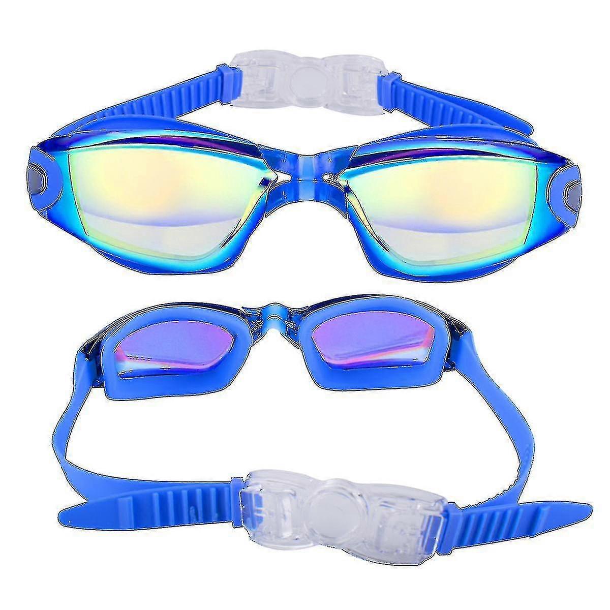 Mirrored Swim Goggles Made Of Silicone Material And Ergonomic Design