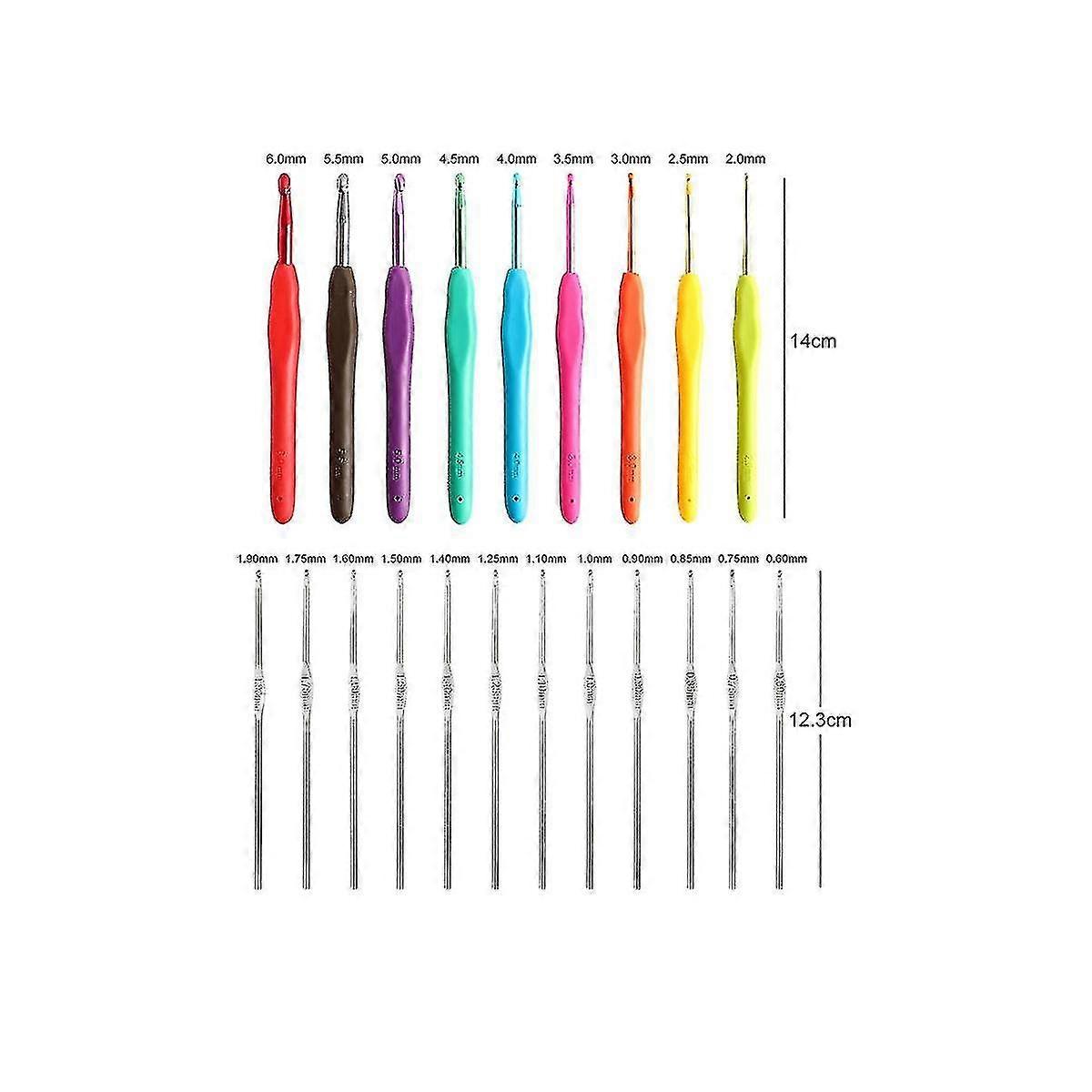 Crochet Kit For Beginners, Crochet Hooks, Crochet Hook Set With Ergonomic Soft Handle, Crochet Tool