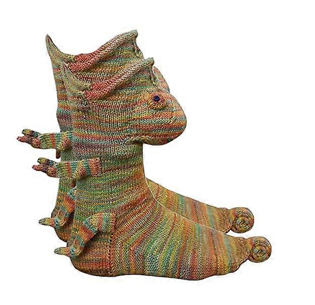 Funny Animal Socks,Knit Crocodile Chameleon Socks