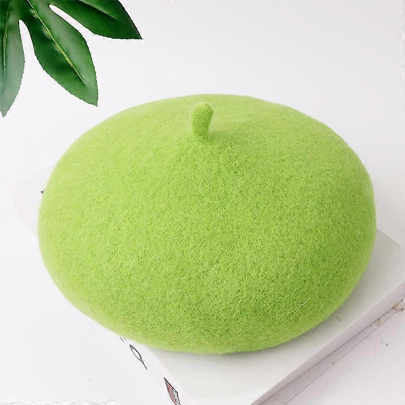 Breathable Wool Beret Hat for Fall Winter