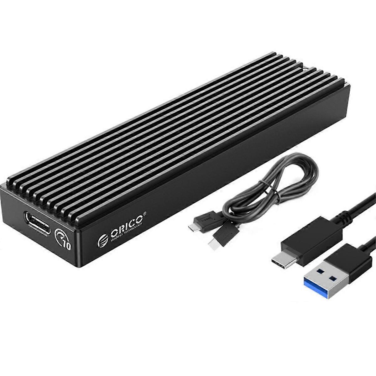 M.2 SSD NVMe Case USB3.1 Gen2 Type C 10Gbps SSD Case Enclosure Mobile Hard Drive Case