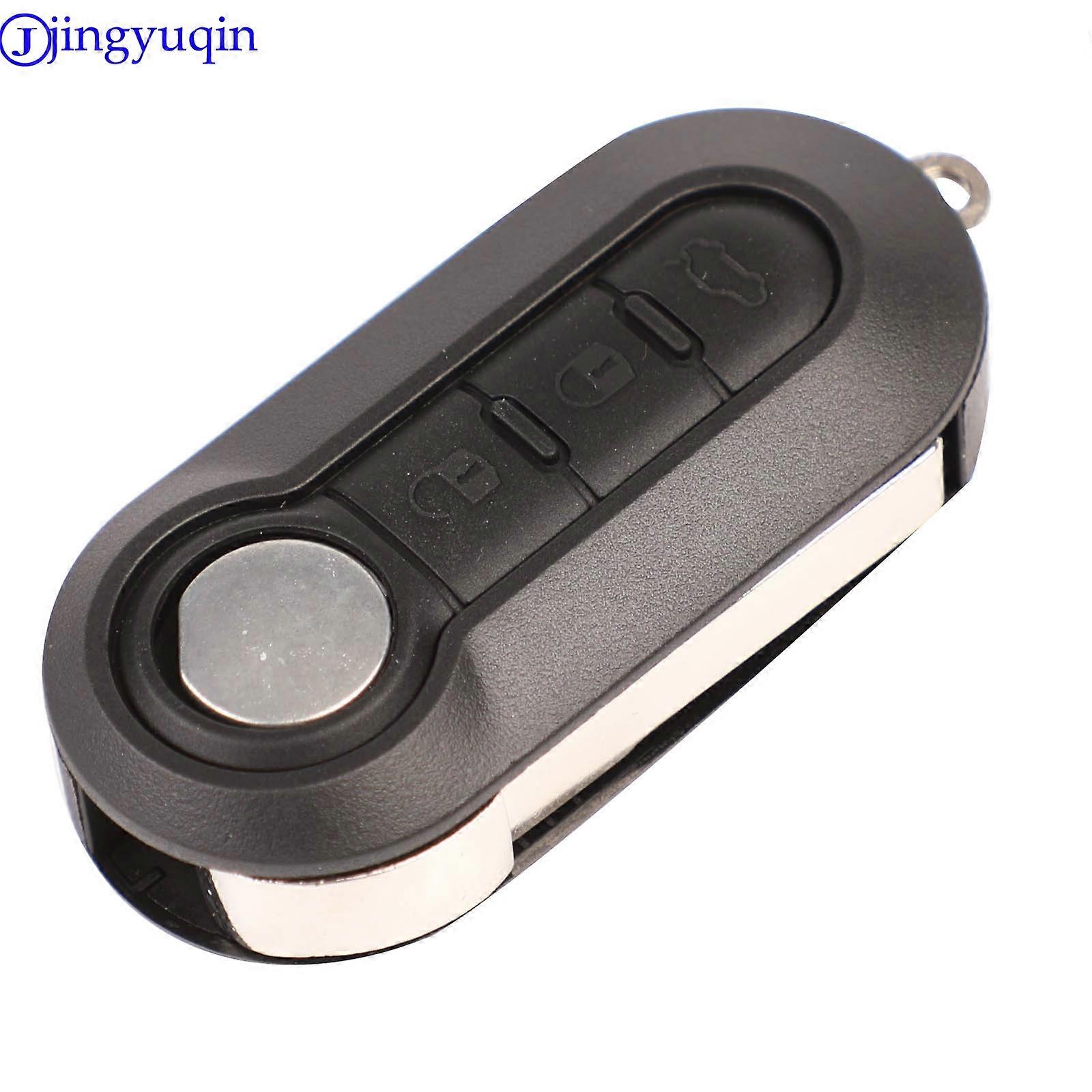 3 Button Flip Remote Key Case Shell Cover Housing For Fiat 500 Panda Punto Bravo Car Alarm Keyless Entry Fob